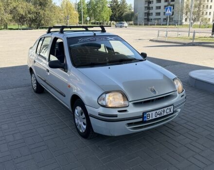 Серый Рено Клио, объемом двигателя 1.4 л и пробегом 170 тыс. км за 1950 $, фото 1 на Automoto.ua