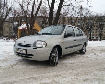 Сірий Рено Кліо, об'ємом двигуна 1.4 л та пробігом 150 тис. км за 3199 $, фото 1 на Automoto.ua