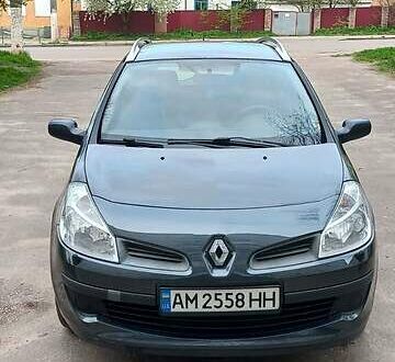 Рено Кліо 2008 у Житомирі на Automoto.ua Сірий Рено Кліо, об'ємом двигуна 1.2 л та пробігом 210 тис. км за 5000 $, фото 1 на Automoto.ua