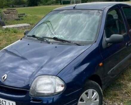 Синій Рено Кліо, об'ємом двигуна 1.4 л та пробігом 240 тис. км за 1888 $, фото 3 на Automoto.ua