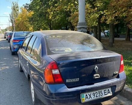 Синий Рено Клио, объемом двигателя 1.4 л и пробегом 172 тыс. км за 2600 $, фото 2 на Automoto.ua