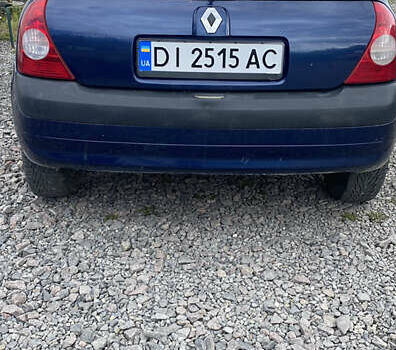 Синий Рено Клио, объемом двигателя 1.2 л и пробегом 267 тыс. км за 2450 $, фото 3 на Automoto.ua