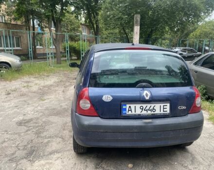 Синий Рено Клио, объемом двигателя 1.4 л и пробегом 295 тыс. км за 1000 $, фото 3 на Automoto.ua