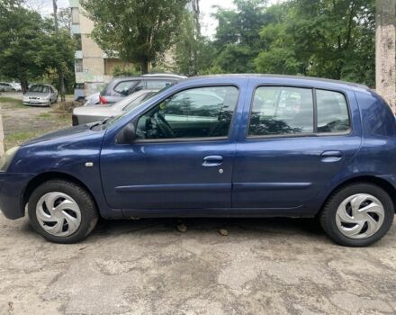 Синий Рено Клио, объемом двигателя 1.4 л и пробегом 295 тыс. км за 1000 $, фото 1 на Automoto.ua