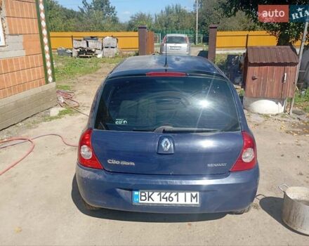 Синий Рено Клио, объемом двигателя 1.2 л и пробегом 235 тыс. км за 2500 $, фото 7 на Automoto.ua
