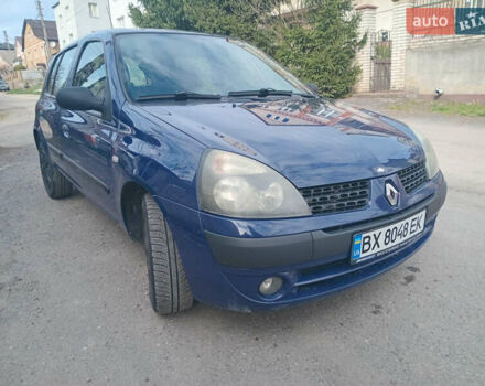 Синий Рено Клио, объемом двигателя 1.2 л и пробегом 299 тыс. км за 2999 $, фото 2 на Automoto.ua