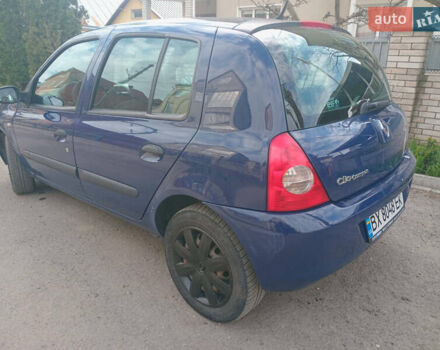 Синий Рено Клио, объемом двигателя 1.2 л и пробегом 299 тыс. км за 2999 $, фото 5 на Automoto.ua
