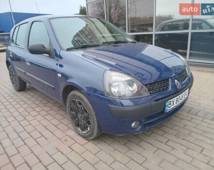 Синий Рено Клио, объемом двигателя 1.2 л и пробегом 299 тыс. км за 3000 $, фото 2 на Automoto.ua