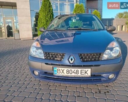 Синий Рено Клио, объемом двигателя 1.15 л и пробегом 299 тыс. км за 4350 $, фото 1 на Automoto.ua