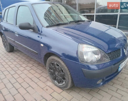 Синий Рено Клио, объемом двигателя 1.2 л и пробегом 299 тыс. км за 3000 $, фото 4 на Automoto.ua