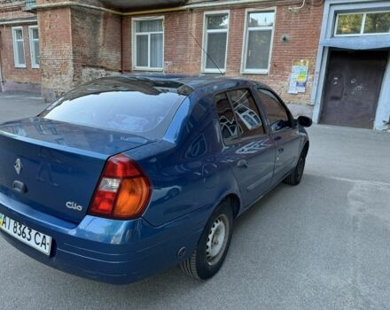 Синий Рено Клио, объемом двигателя 1.4 л и пробегом 243 тыс. км за 2200 $, фото 2 на Automoto.ua