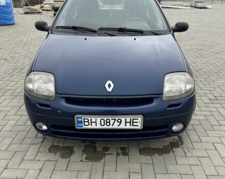 Рено Клио 2002 в Первомайск на Automoto.ua Синий Рено Клио, объемом двигателя 1.4 л и пробегом 202 тыс. км за 1450 $, фото 1 на Automoto.ua