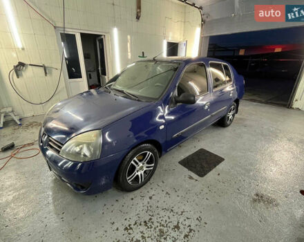 Синий Рено Клио, объемом двигателя 1.39 л и пробегом 160 тыс. км за 3400 $, фото 1 на Automoto.ua