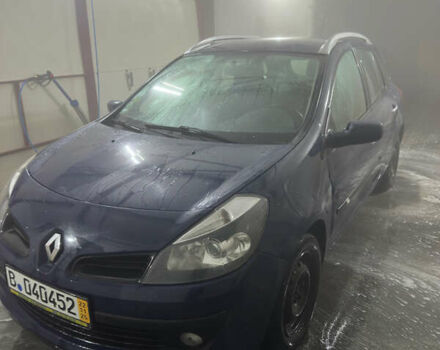 Синий Рено Клио, объемом двигателя 1.6 л и пробегом 135 тыс. км за 6000 $, фото 2 на Automoto.ua