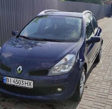 Синий Рено Клио, объемом двигателя 1.2 л и пробегом 170 тыс. км за 6000 $, фото 6 на Automoto.ua