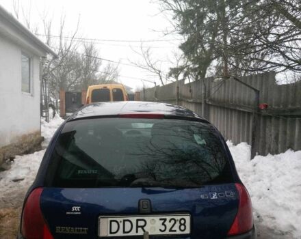 Синий Рено Клио, объемом двигателя 1.2 л и пробегом 353 тыс. км за 750 $, фото 1 на Automoto.ua