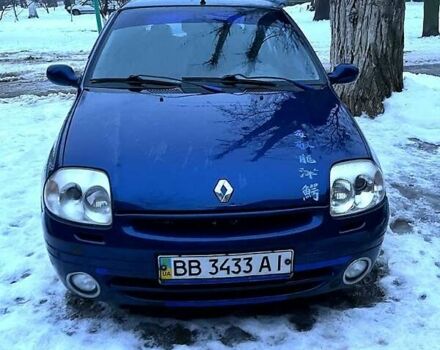 Синий Рено Клио, объемом двигателя 1.4 л и пробегом 10 тыс. км за 2500 $, фото 1 на Automoto.ua
