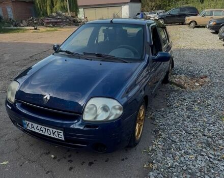 Синій Рено Кліо, об'ємом двигуна 1.4 л та пробігом 179 тис. км за 1950 $, фото 1 на Automoto.ua