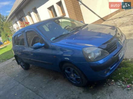 Синий Рено Клио, объемом двигателя 1.39 л и пробегом 210 тыс. км за 2900 $, фото 1 на Automoto.ua