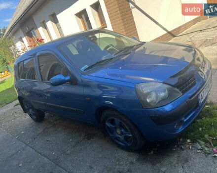 Синий Рено Клио, объемом двигателя 1.39 л и пробегом 210 тыс. км за 2900 $, фото 1 на Automoto.ua