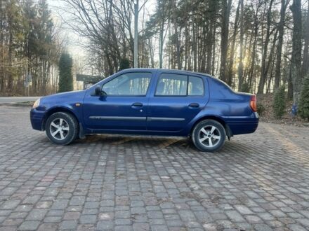 Синий Рено Клио, объемом двигателя 1.4 л и пробегом 273 тыс. км за 2500 $, фото 1 на Automoto.ua