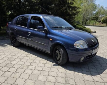 Синий Рено Клио, объемом двигателя 1.4 л и пробегом 200 тыс. км за 1999 $, фото 1 на Automoto.ua