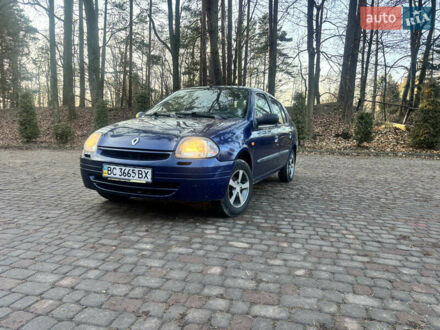 Синий Рено Клио, объемом двигателя 1.4 л и пробегом 273 тыс. км за 2500 $, фото 1 на Automoto.ua