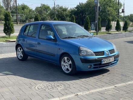 Рено Клио 2001 в Запорожье на Automoto.ua Синий Рено Клио, объемом двигателя 1.4 л и пробегом 243 тыс. км за 3500 $, фото 1 на Automoto.ua
