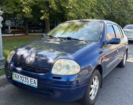 Синий Рено Клио, объемом двигателя 1.4 л и пробегом 172 тыс. км за 2600 $, фото 1 на Automoto.ua