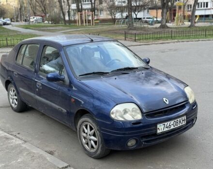 Синій Рено Кліо, об'ємом двигуна 1.4 л та пробігом 86 тис. км за 1300 $, фото 1 на Automoto.ua