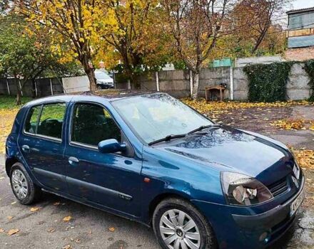 Рено Клио 2002 в Бердичеве на Automoto.ua Синий Рено Клио, объемом двигателя 1.39 л и пробегом 193 тыс. км за 4100 $, фото 1 на Automoto.ua