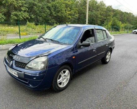 Синий Рено Клио, объемом двигателя 1.4 л и пробегом 200 тыс. км за 3500 $, фото 1 на Automoto.ua