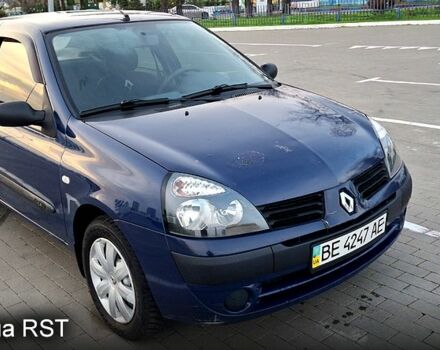 Синий Рено Клио, объемом двигателя 1.4 л и пробегом 211 тыс. км за 2500 $, фото 1 на Automoto.ua