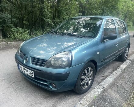 Синий Рено Клио, объемом двигателя 1.4 л и пробегом 200 тыс. км за 2500 $, фото 1 на Automoto.ua