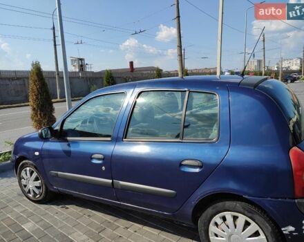 Синий Рено Клио, объемом двигателя 1.5 л и пробегом 248 тыс. км за 3500 $, фото 1 на Automoto.ua