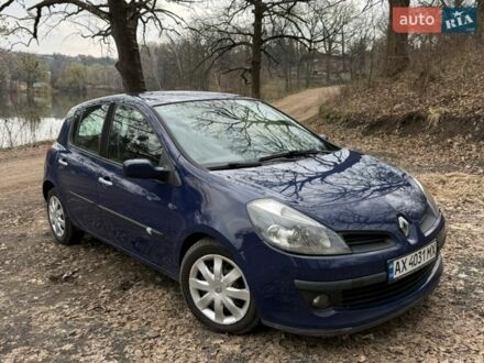 Синий Рено Клио, объемом двигателя 1.6 л и пробегом 133 тыс. км за 6500 $, фото 1 на Automoto.ua