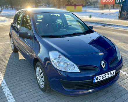 Синий Рено Клио, объемом двигателя 1.2 л и пробегом 222 тыс. км за 3800 $, фото 1 на Automoto.ua