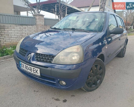 Синий Рено Клио, объемом двигателя 1.15 л и пробегом 299 тыс. км за 2999 $, фото 1 на Automoto.ua
