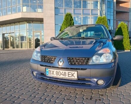 Синий Рено Клио, объемом двигателя 1.1 л и пробегом 295 тыс. км за 3950 $, фото 1 на Automoto.ua