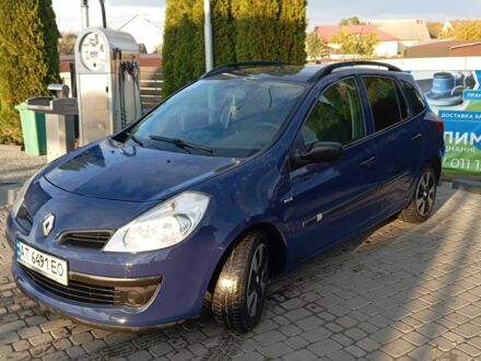 Синий Рено Клио, объемом двигателя 1.5 л и пробегом 220 тыс. км за 4500 $, фото 1 на Automoto.ua
