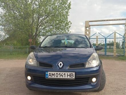 Рено Кліо 2008 у Житомирі на Automoto.ua Синій Рено Кліо, об'ємом двигуна 1.1 л та пробігом 151 тис. км за 4600 $, фото 1 на Automoto.ua