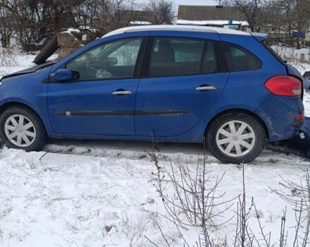 Синий Рено Клио, объемом двигателя 1.1 л и пробегом 240 тыс. км за 2100 $, фото 1 на Automoto.ua