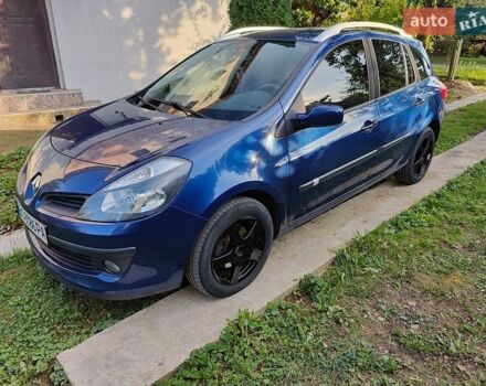 Синий Рено Клио, объемом двигателя 1.2 л и пробегом 209 тыс. км за 4800 $, фото 1 на Automoto.ua