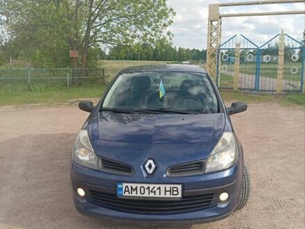 Рено Клио 2008 в Пулины (Червоноармейск) на Automoto.ua Синий Рено Клио, объемом двигателя 1.2 л и пробегом 152 тыс. км за 4800 $, фото 1 на Automoto.ua
