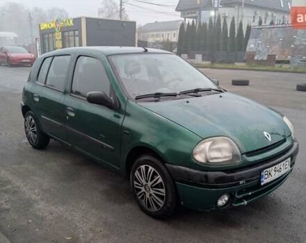 Зеленый Рено Клио, объемом двигателя 1.15 л и пробегом 187 тыс. км за 2500 $, фото 1 на Automoto.ua