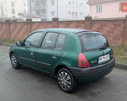 Зеленый Рено Клио, объемом двигателя 1.15 л и пробегом 187 тыс. км за 2500 $, фото 3 на Automoto.ua