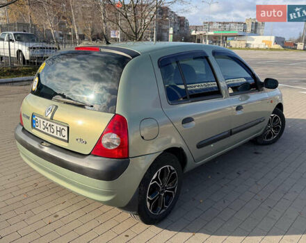 Зелений Рено Кліо, об'ємом двигуна 1.39 л та пробігом 156 тис. км за 3950 $, фото 6 на Automoto.ua