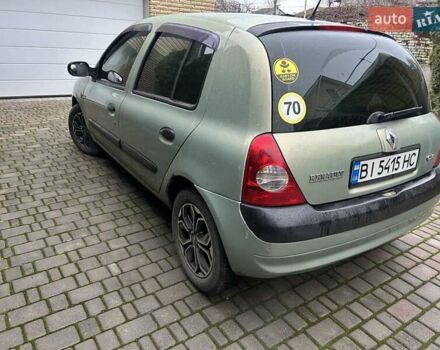 Зеленый Рено Клио, объемом двигателя 1.39 л и пробегом 156 тыс. км за 4500 $, фото 2 на Automoto.ua