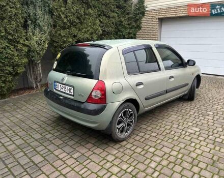 Зеленый Рено Клио, объемом двигателя 1.39 л и пробегом 156 тыс. км за 4500 $, фото 1 на Automoto.ua