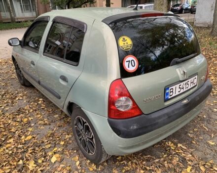 Рено Клио 2003 в Сумах на Automoto.ua Зеленый Рено Клио, объемом двигателя 1.4 л и пробегом 156 тыс. км за 4100 $, фото 3 на Automoto.ua